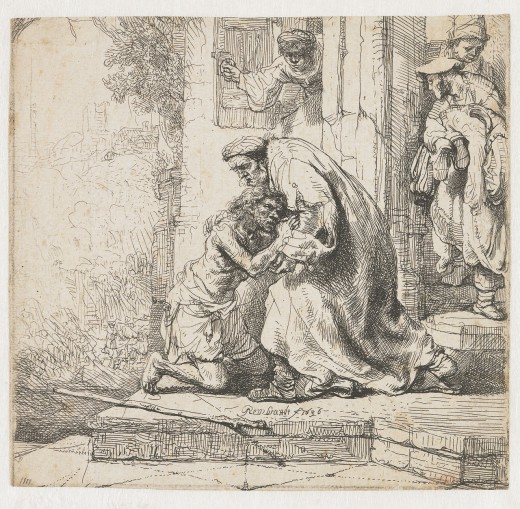 rembrandt bs 14214 1 520x509 Рембрандт «Возвращение блудного сына». История гениальной картины