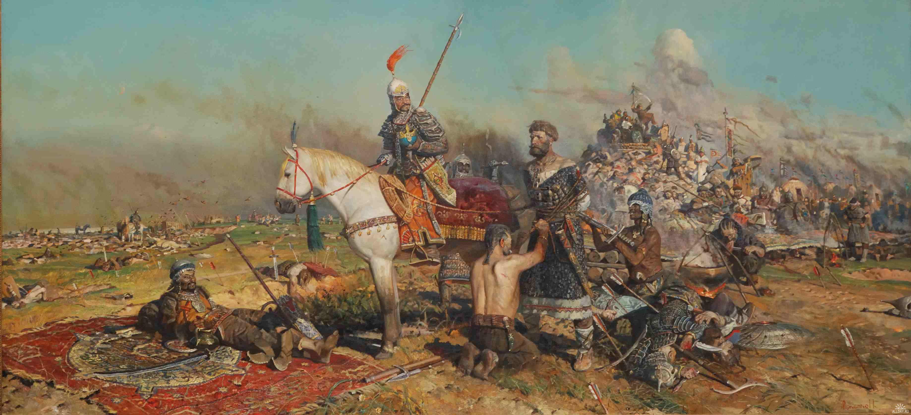 Битвы татаро монгольского ига. Рыженко битва на Калке.