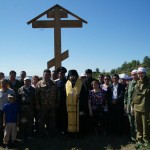 Image for Епископ освятил памятный крест на месте одного из лагерей Дальстроя
