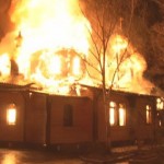 Image for В Хабаровске в ночь на 5 апреля сгорел храм Александра Невского