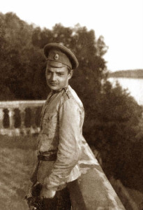 Студент Московского университета во время прохождения военной службы, 1915 год